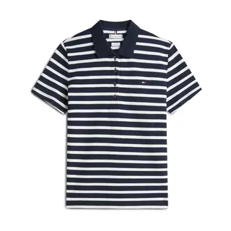 TOMMY HILFIGER - Polo azul 1985 Collection slim de piqué