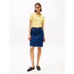 TOMMY HILFIGER - Polo amarillo 1985 Collection slim de piqué