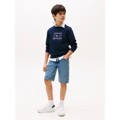 TOMMY HILFIGER - Saco azul con logo
