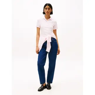 TOMMY HILFIGER - Polo rosa 1985 Collection slim de piqué