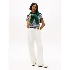 TOMMY HILFIGER - Camiseta azul oscuro de corte amplio Hilfiger Sailing