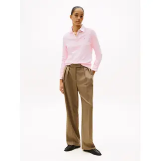 TOMMY HILFIGER - Saco rosa de punto con Cuello en V