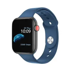 GENERICO - Reloj Inteligente Smartwatch T500 Bluetooth Pasos Kcal Azul