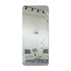 ENERGY PLUS - Espejo Acrílico Decorativo Interiores 40x90 cm Autoadhesivo