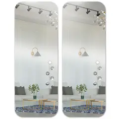 ENERGY PLUS - Set x2 Espejo Cuerpo Entero 50x150 cm Acrílico Autoadhesivo