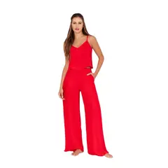FIORY - Pantalon Mujer Rojo P147