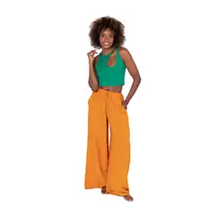 FIORY - Pantalon Mujer Mostaza P168