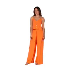 FIORY - Pantalon Mujer Naranja P177