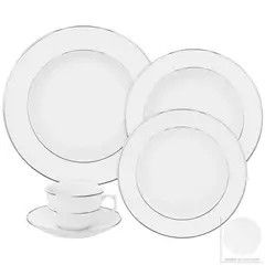 OXFORD - VAJILLA PORCELANA 30 PZAS 6 PTOS FLAMINGO DIAMOND