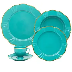 OXFORD - VAJILLA PORCELANA 30 PZAS 6 PTOS SOLEIL AURORA