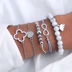 GENERICO - Set Bohemio de Pulseras y Manillas