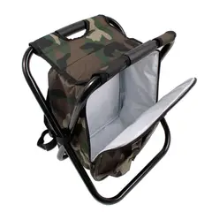 GENERICO - Silla Morral Para Camping Camuflada