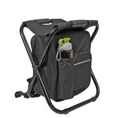 GENERICO - Silla Morral Para Camping Negra