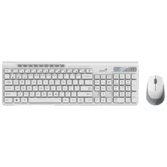 GENIUS - Combo Inalambrico Bluetooth Slimstar 8230 Blanco