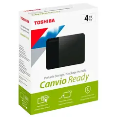 TOSHIBA - Disco Duro Externo Canvio 4 TB USB 32 Gen 1 Portable