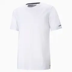 PUMA - Camisa Marca Essential Tee Original Blanco Hombre