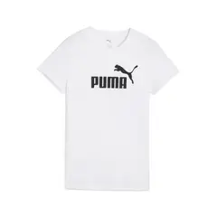 PUMA - Tshirt Camisa Ess No. 1 Logo Tee Original Blanco Mujer