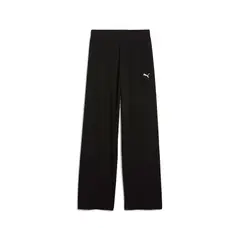 PUMA - Pantalon Marca Elevated High-Waist Original Negro Mujer