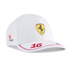 PUMA - Gorra Deportiva Marca Ferrari Original Blanco Hombre