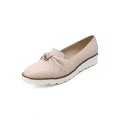 SEVENTEEN - ZAPATO COLOR NUDE CON MOÑO TILLAR