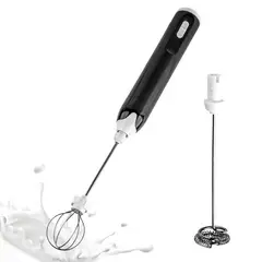 CHEF MASTER - Batidor Eléctrico Portátil Recargable Doble Cabezal y USB