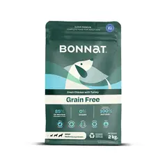 GENERICO - Bonnat Grain Free Canine Adult Medium-Large Breeds - Chicken & Turkey 2 KG