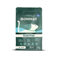 GENERICO - Bonnat Grain Free Feline Adult - Chicken 1.5 KG