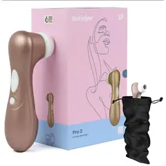 SATISFYER - Vibrador Pro 2 Con ventosa de punto G Con Bolsa para guardar