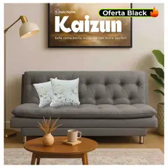KAIU HOME - Sofa Cama Kaisun Gris + Cojines