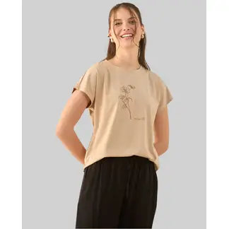 ESPRIT - Camiseta Mujer Básica Manga Corta