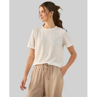 ESPRIT - Camiseta Mujer con Leve Transparencia