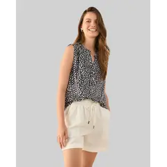 ESPRIT - Camisa Mujer con Mini Escote