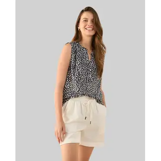 ESPRIT - Camisa para Mujer con Mini Escote - Blusa para Dama con Lunares