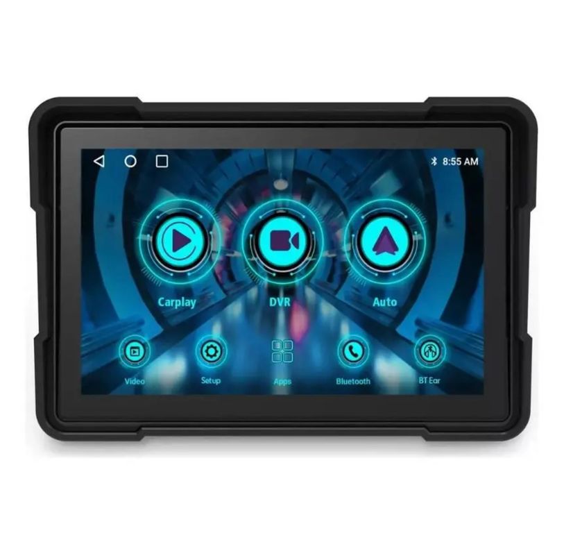 Navegador para moto pantalla táctil Android Apple play -CarPlay GPS