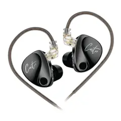KZ - Audífonos Castor Pure Bass negro Monitores In Ear Sin microfono