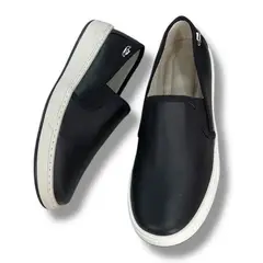 XIAN SHOES - Mocasin hombre negro clasico 25