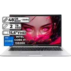 ASUS - PORTÁTIL X1502VA-NJ893 INTEL CORE I7-13620H 48GB RAM 2TB SSD 156 FHD COOL SILVER