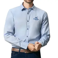 CROYDON - Camisa Joel Azul para Hombre