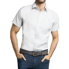 CROYDON - Camisa Mateo Azul Celeste para Hombre