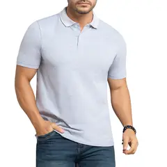 CROYDON - Camiseta Polo Pedro Gris para Hombre