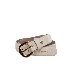 BOSI - Cinturón Para Mujer 673 Blanco