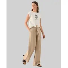 ESPRIT - Pantalón para Mujer con Elástico Posterior