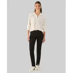 ESPRIT - Jean para Mujer Bota Recta Oscuro