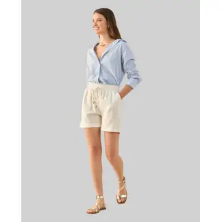 ESPRIT - Bermuda Short Mujer con Cordón Ajustable