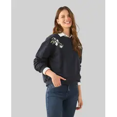 ESPRIT - Buzo Suéter Mujer Tejido Diseño Cerrado