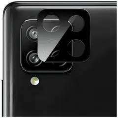GENERICO - Vidrio Protector Cámara Compatible Con Samsung A12 Y M12 Borde Negro