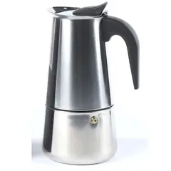 TIGRES DEL ASIA - CAFETERA ESPRESO ACERO 9 TAZAS