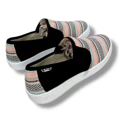 XIAN SHOES - Mocasin mujer malla negra M403