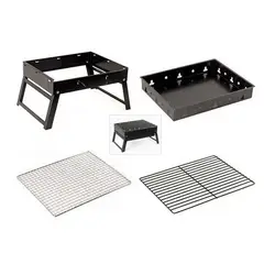 GENERICO - Asador Portátil Pequeño Parrilla Compacta