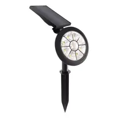 GENERICO - Lámpara Reflector Solar De Incrustar Jardín Multicolor Led